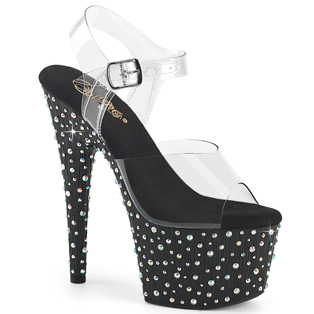 【PLEASER】STARDANCE-708 シューズ Clr/Blk-Slv Multi RS【取寄】