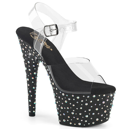 【PLEASER】STARDANCE-708 シューズ Clr/Blk-Slv Multi RS【取寄】