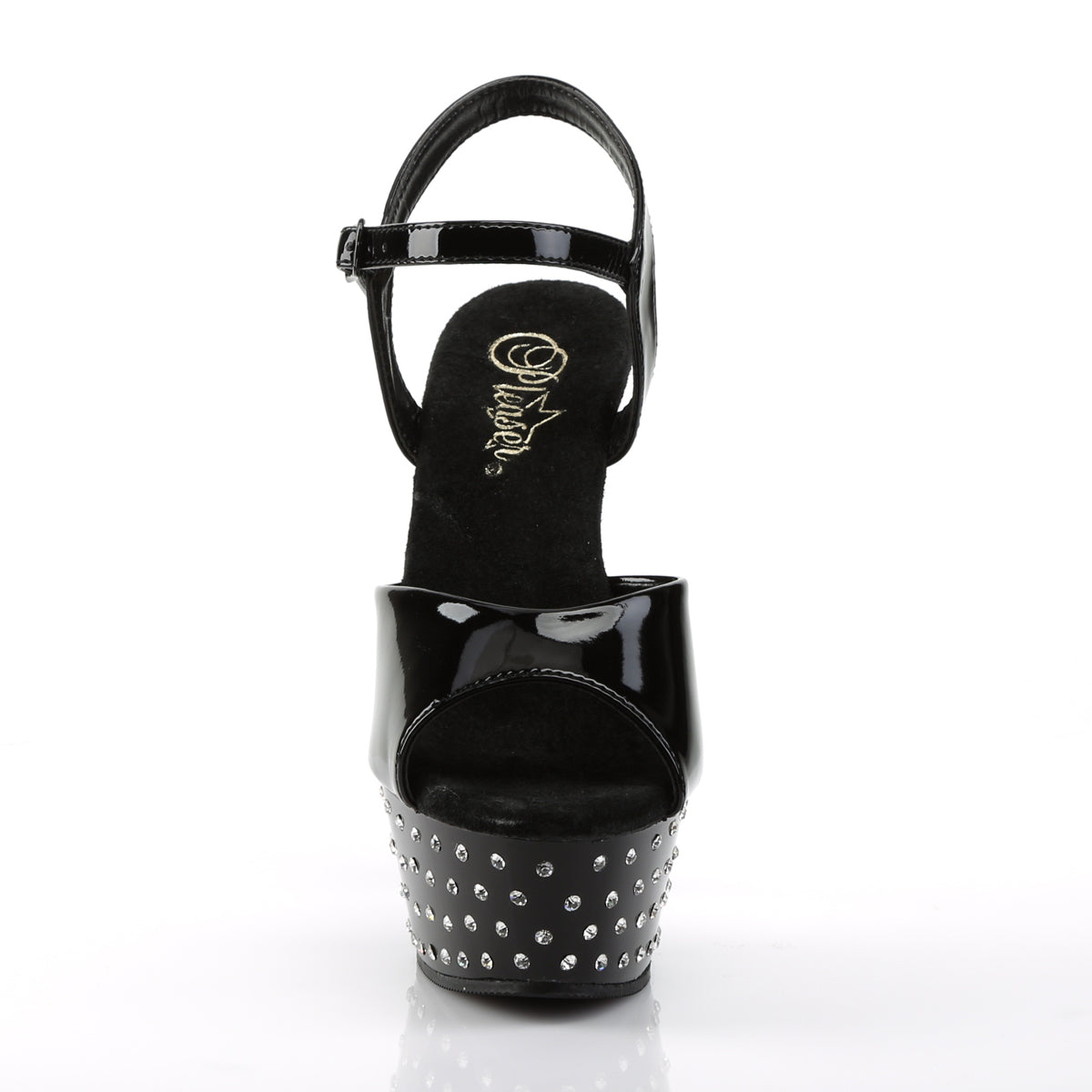 【PLEASER】STARDUST-609 シューズ Blk Pat/Blk【取寄】