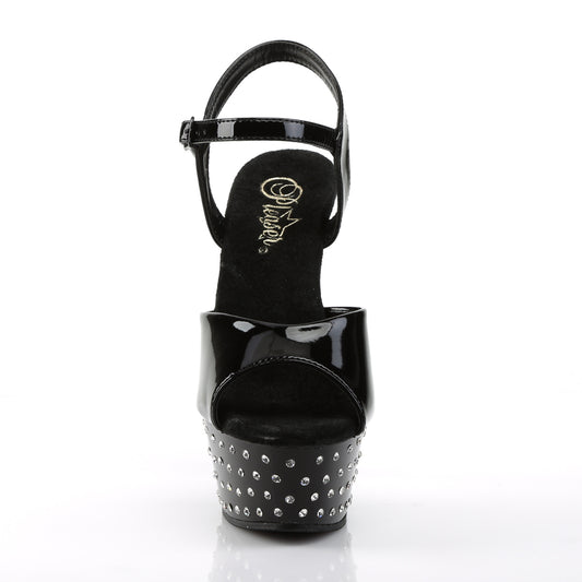 【PLEASER】STARDUST-609 シューズ Blk Pat/Blk【取寄】
