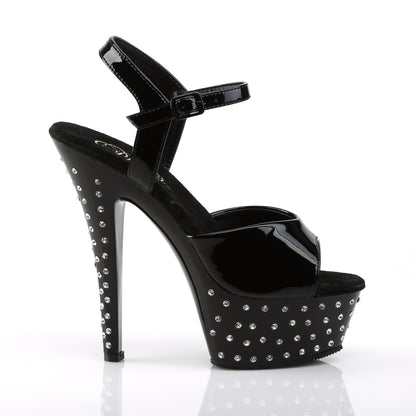 【PLEASER】STARDUST-609 シューズ Blk Pat/Blk【取寄】