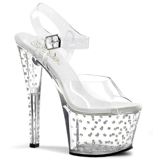 【PLEASER】STARDUST-708 シューズ Clr/Clr【取寄】