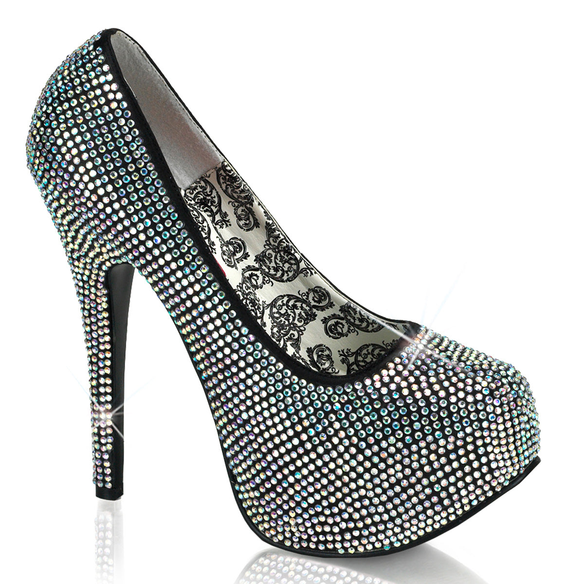 【BORDELLO】TEEZE-06R シューズ Iridescent Rhinestones【取寄】
