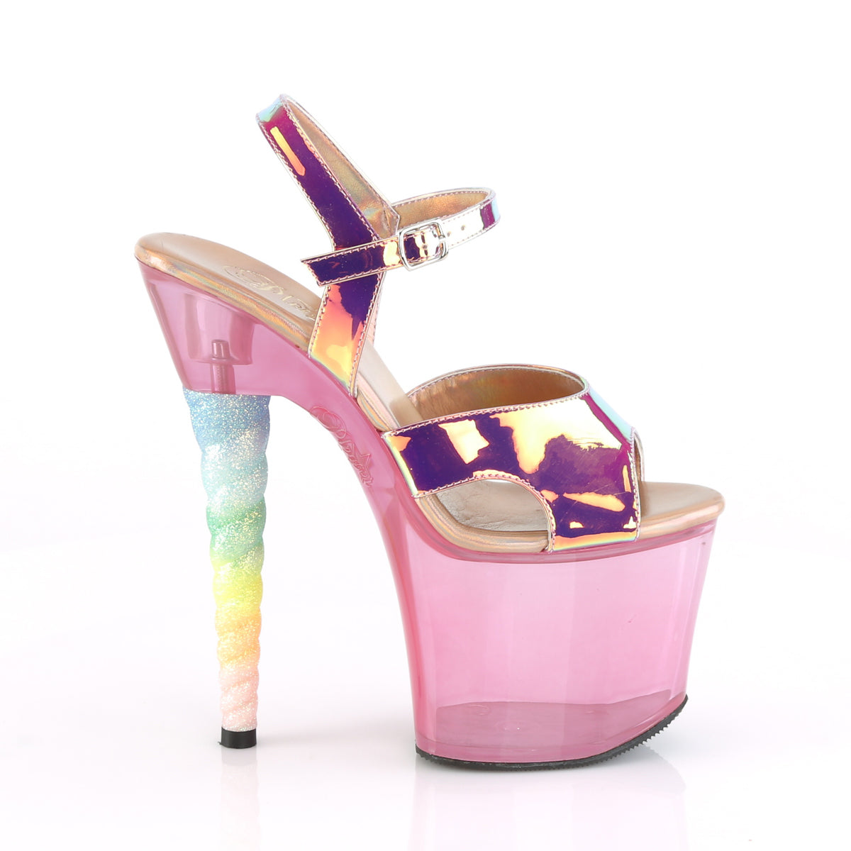 【PLEASER】UNICORN-711T シューズ Pink Shifting TPU/Bubble Gum Pink Tinted【取寄】