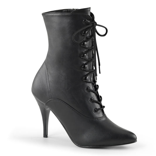 【PLEASER】VANITY-1020 シングルソールシューズ Blk Faux Leather【取寄】
