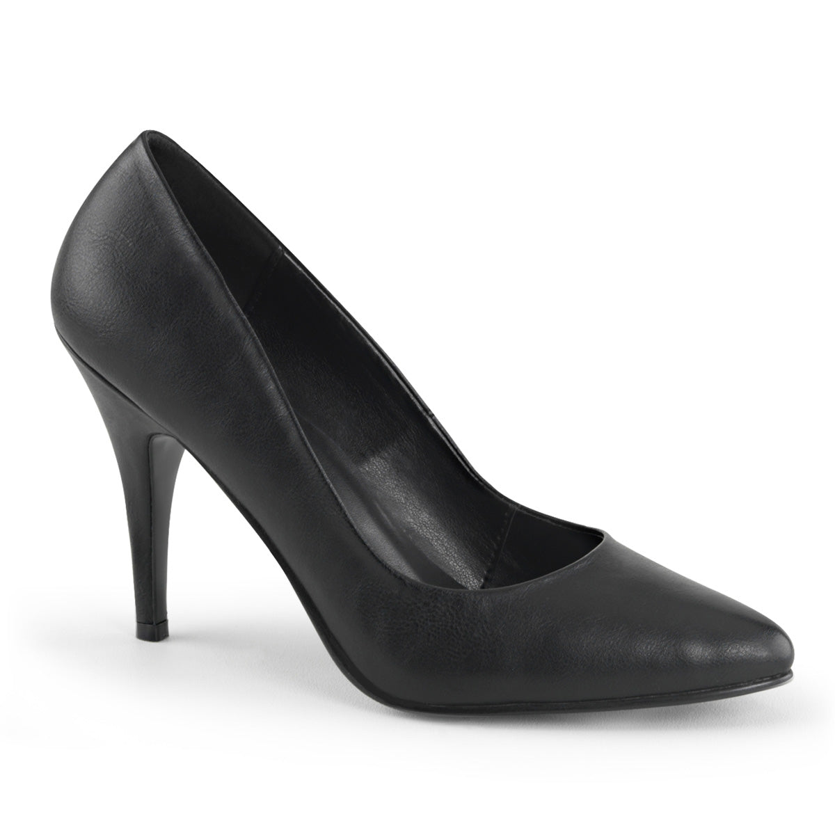 【PLEASER】VANITY-420 シングルソールシューズ Blk Faux Leather【取寄】