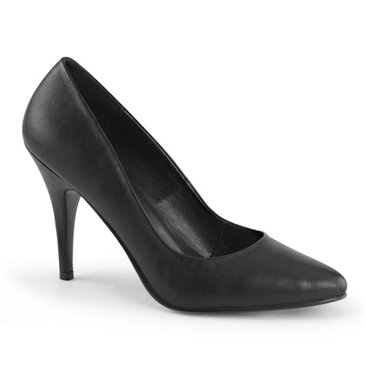 【PLEASER】VANITY-420 シングルソールシューズ Blk Faux Leather【取寄】