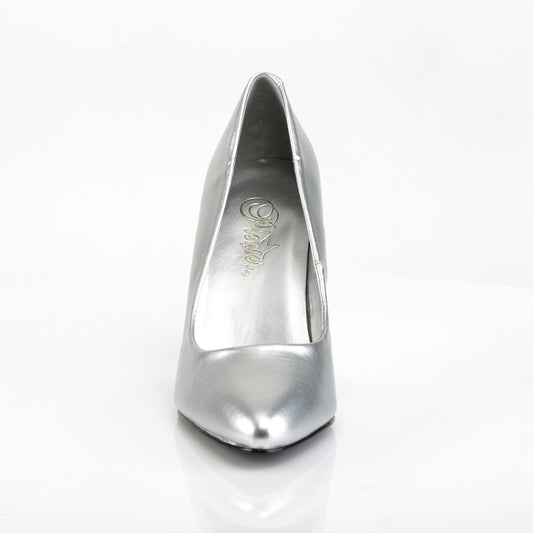 【PLEASER】VANITY-420 シングルソールシューズ Slv Faux Leather【取寄】