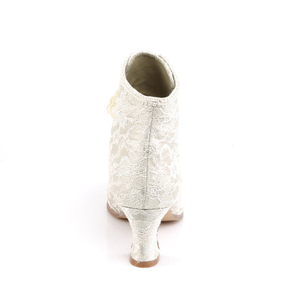 【FABULICIOUS】VICTORIAN-30 ブーツ Champaign Satin-Lace【取寄】