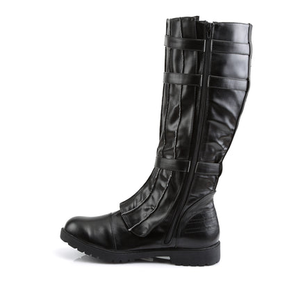【FUNTASMA】WALKER-130 厚底ブーツ Blk Pu【取寄】