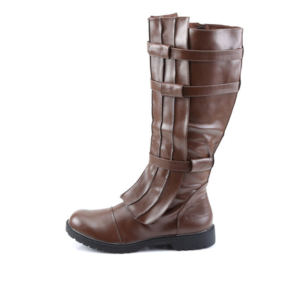 【FUNTASMA】WALKER-130 厚底ブーツ Brown Pu【取寄】