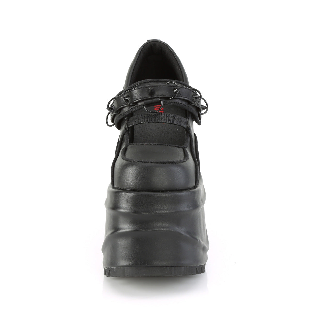 【DEMONIA】WAVE-48 ヒール Blk Vegan Leather【取寄】