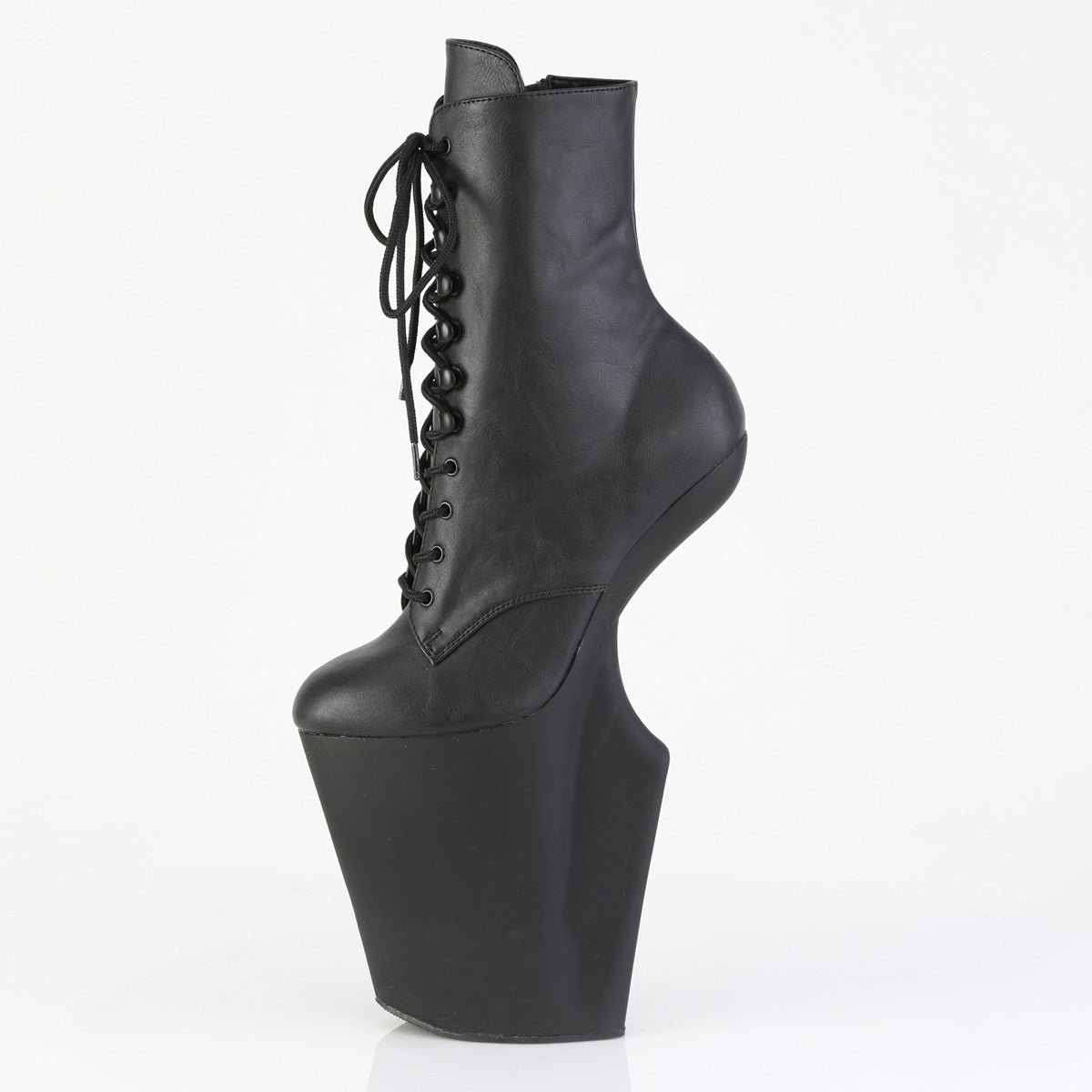【PLEASER】WORSHIP-1020 シューズ Blk Faux Leather/Blk Matte【取寄】