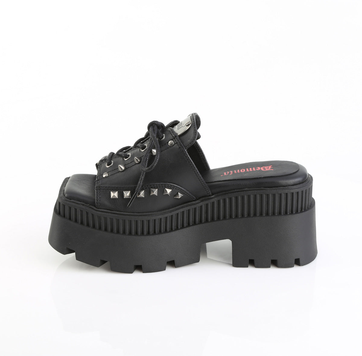 【DEMONIA】WRATH-03 厚底サンダル Blk Vegan Leather【取寄】