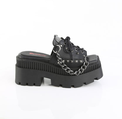 【DEMONIA】WRATH-03 厚底サンダル Blk Vegan Leather【取寄】