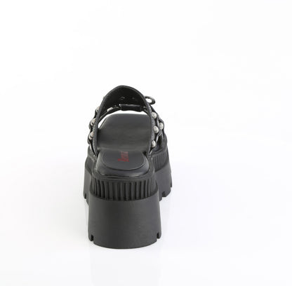 【DEMONIA】WRATH-08 厚底サンダル Blk Vegan Leather【取寄】