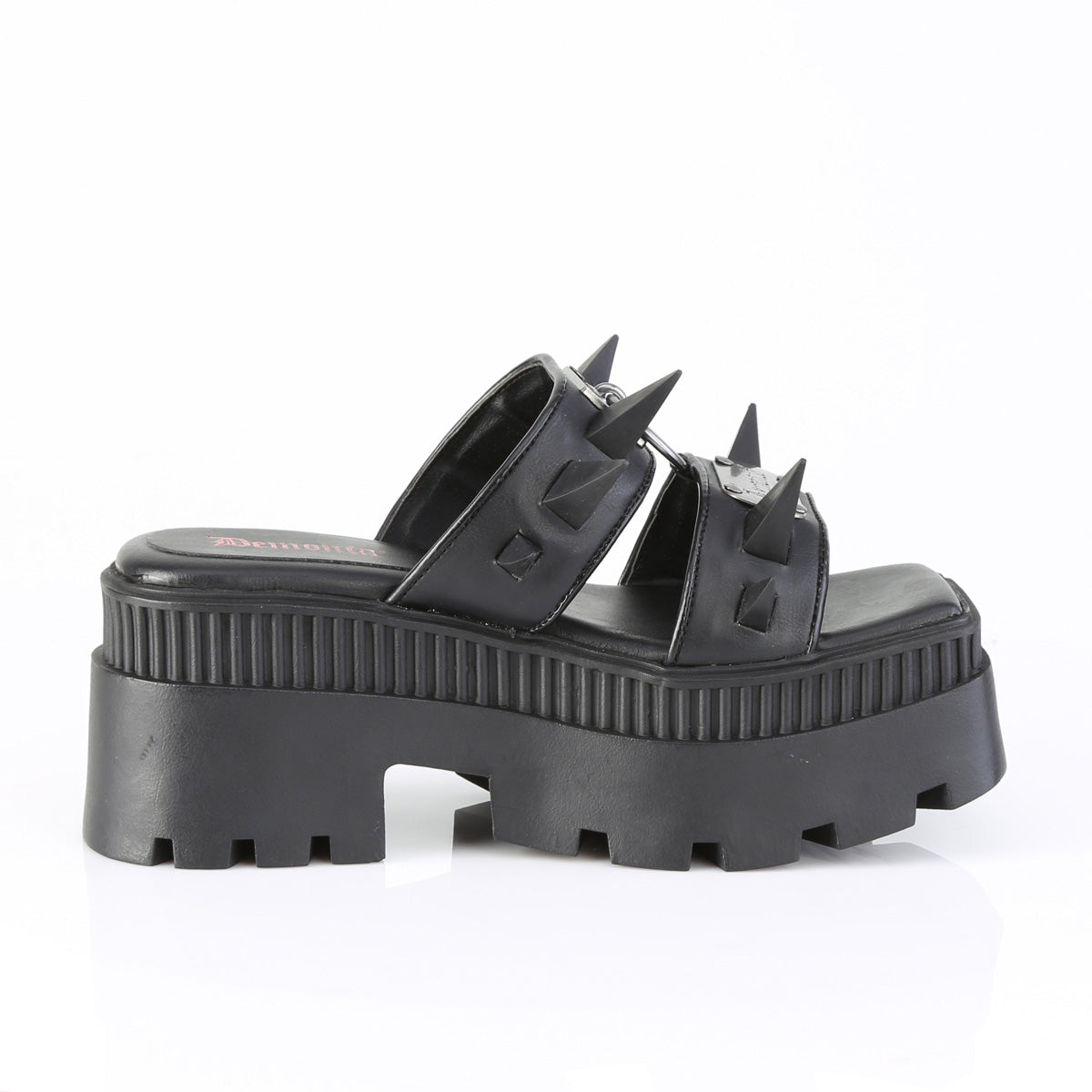 【DEMONIA】WRATH-13 厚底サンダル Blk Vegan Leather【取寄】