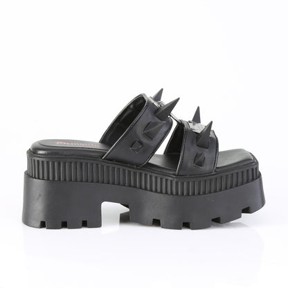 【DEMONIA】WRATH-13 厚底サンダル Blk Vegan Leather【取寄】