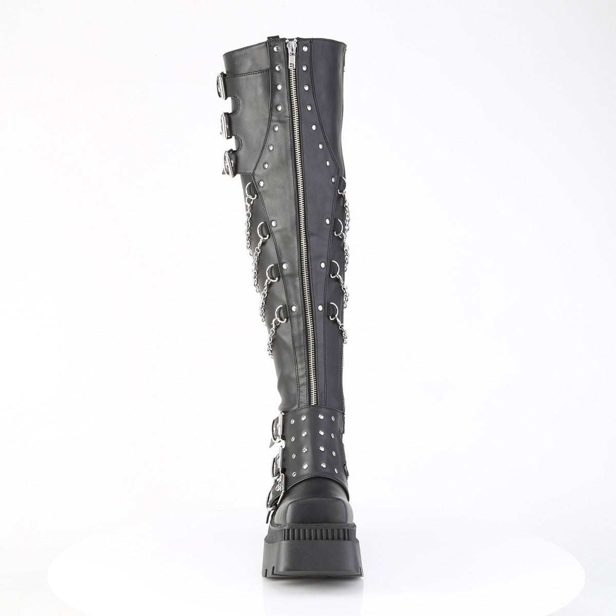 【DEMONIA】WRATH-310 厚底ブーツ Blk Vegan Leather【取寄】