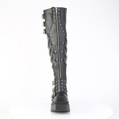【DEMONIA】WRATH-310 厚底ブーツ Blk Vegan Leather【取寄】