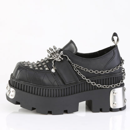 【DEMONIA】WRATH-42 ヒール Blk Vegan Leather【取寄】