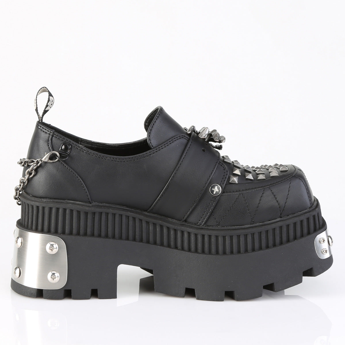 【DEMONIA】WRATH-42 ヒール Blk Vegan Leather【取寄】