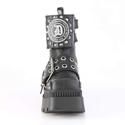 【DEMONIA】WRATH-58 アンクルブーツ Blk Vegan Leather【取寄】