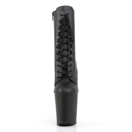 【PLEASER】XTREME-1020 シューズ Blk Faux Leather/Blk Matte【取寄】