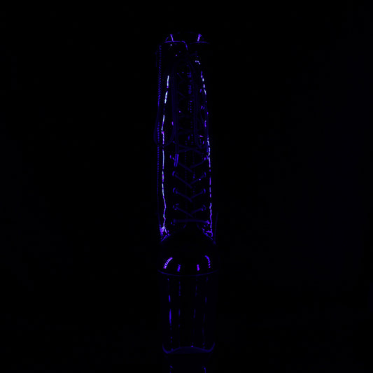 【PLEASER】XTREME-1020TT シューズ Blk Pat/Blk-Neon H. Pink【取寄】