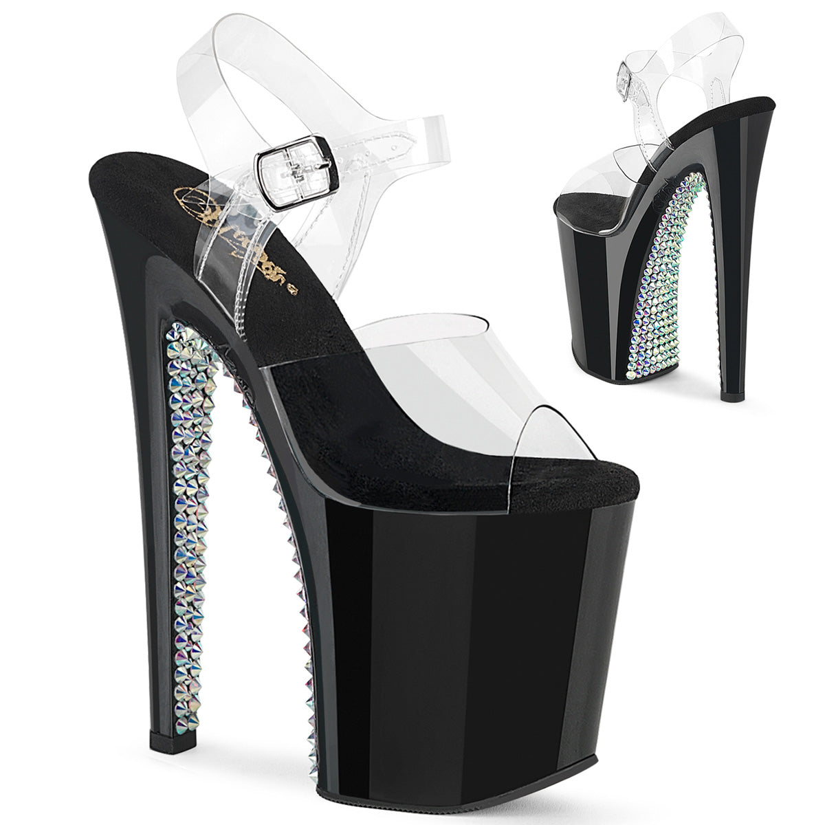 【PLEASER】XTREME-808SPRS シューズ Clr/Blk-Slv Multi【取寄】