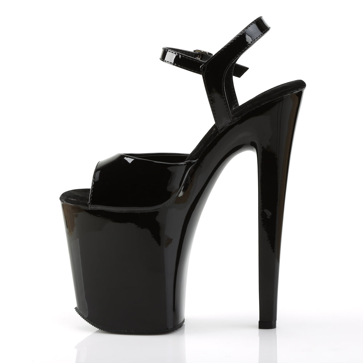 【PLEASER】XTREME-809 シューズ Blk Pat/Blk【取寄】