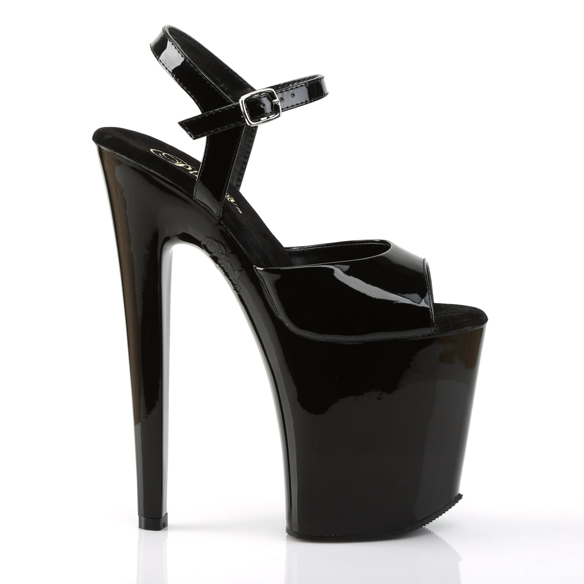 【PLEASER】XTREME-809 シューズ Blk Pat/Blk【取寄】