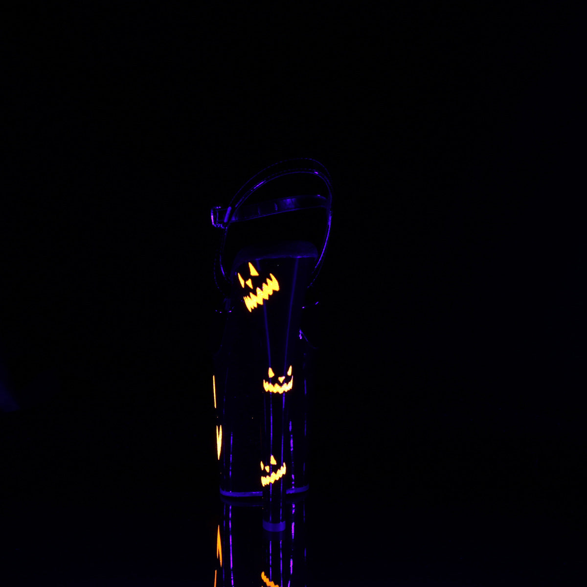 【PLEASER】XTREME-809JOL シューズ Blk Pat/Blk-Neon Orange【取寄】