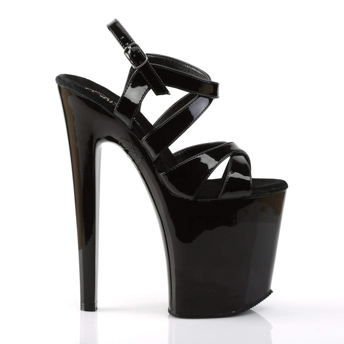 【PLEASER】XTREME-872 シューズ Blk Pat/Blk【取寄】