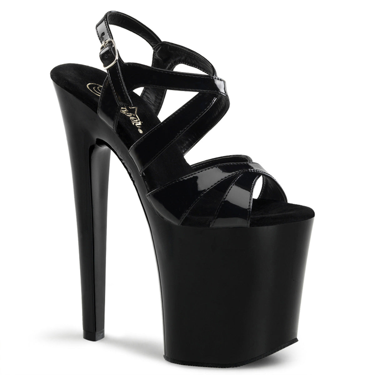【PLEASER】XTREME-872 シューズ Blk Pat/Blk【取寄】