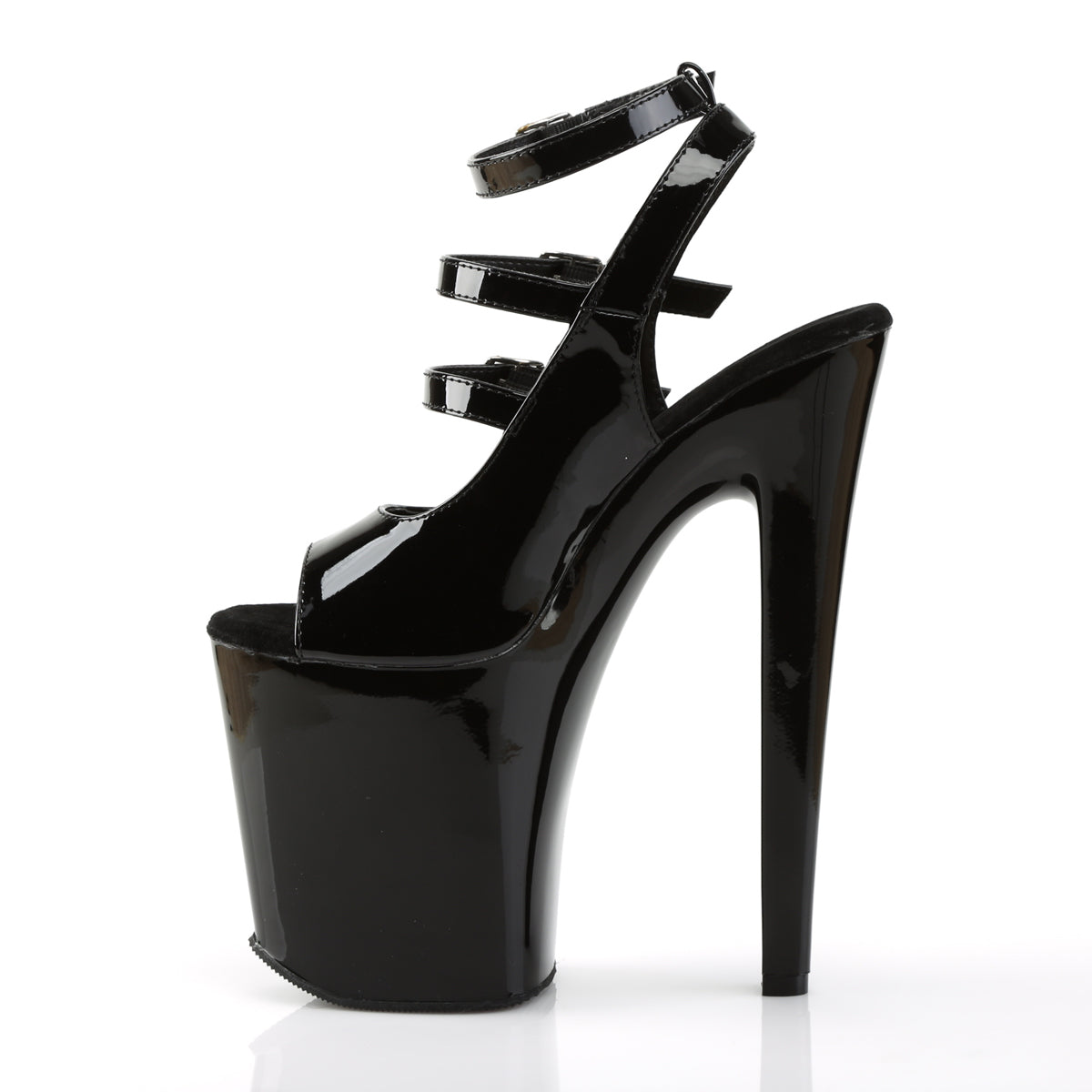 【PLEASER】XTREME-873 シューズ Blk Pat/Blk【取寄】