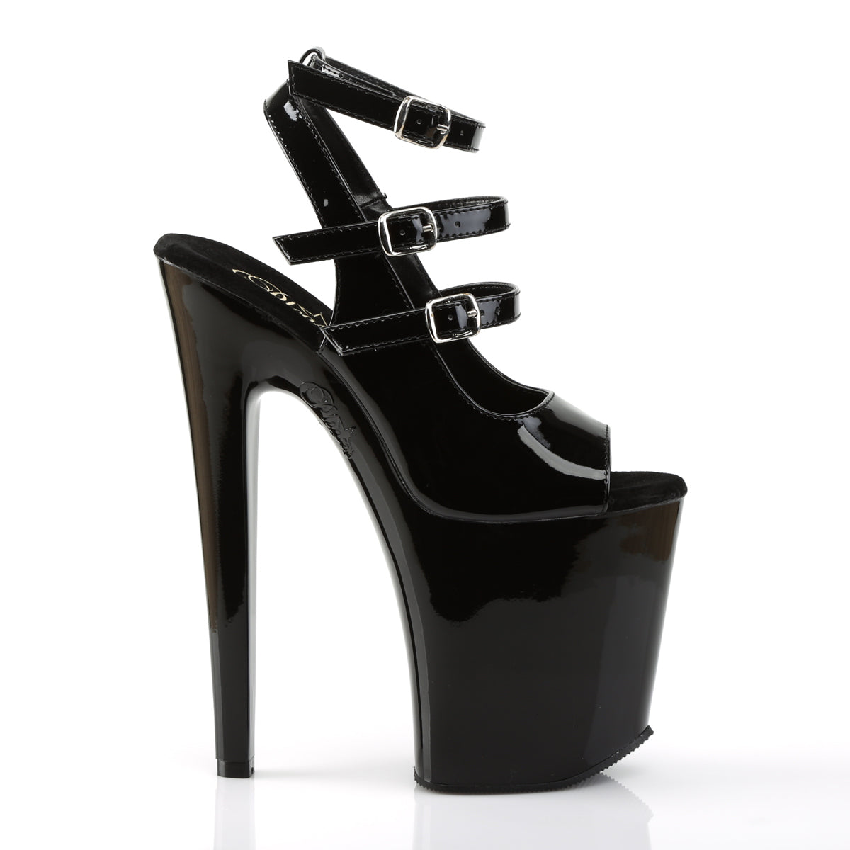 【PLEASER】XTREME-873 シューズ Blk Pat/Blk【取寄】