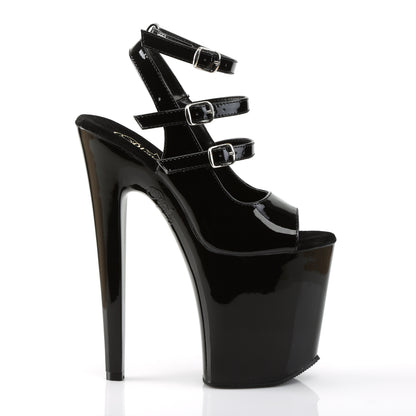 【PLEASER】XTREME-873 シューズ Blk Pat/Blk【取寄】
