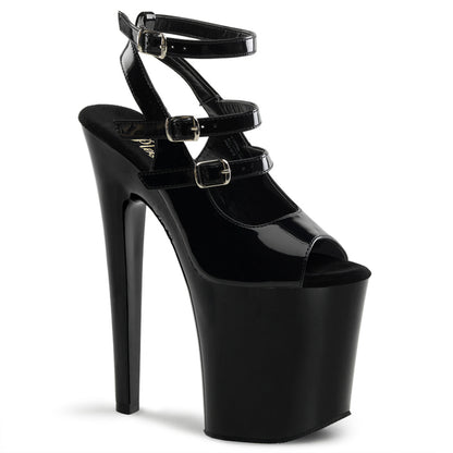 【PLEASER】XTREME-873 シューズ Blk Pat/Blk【取寄】