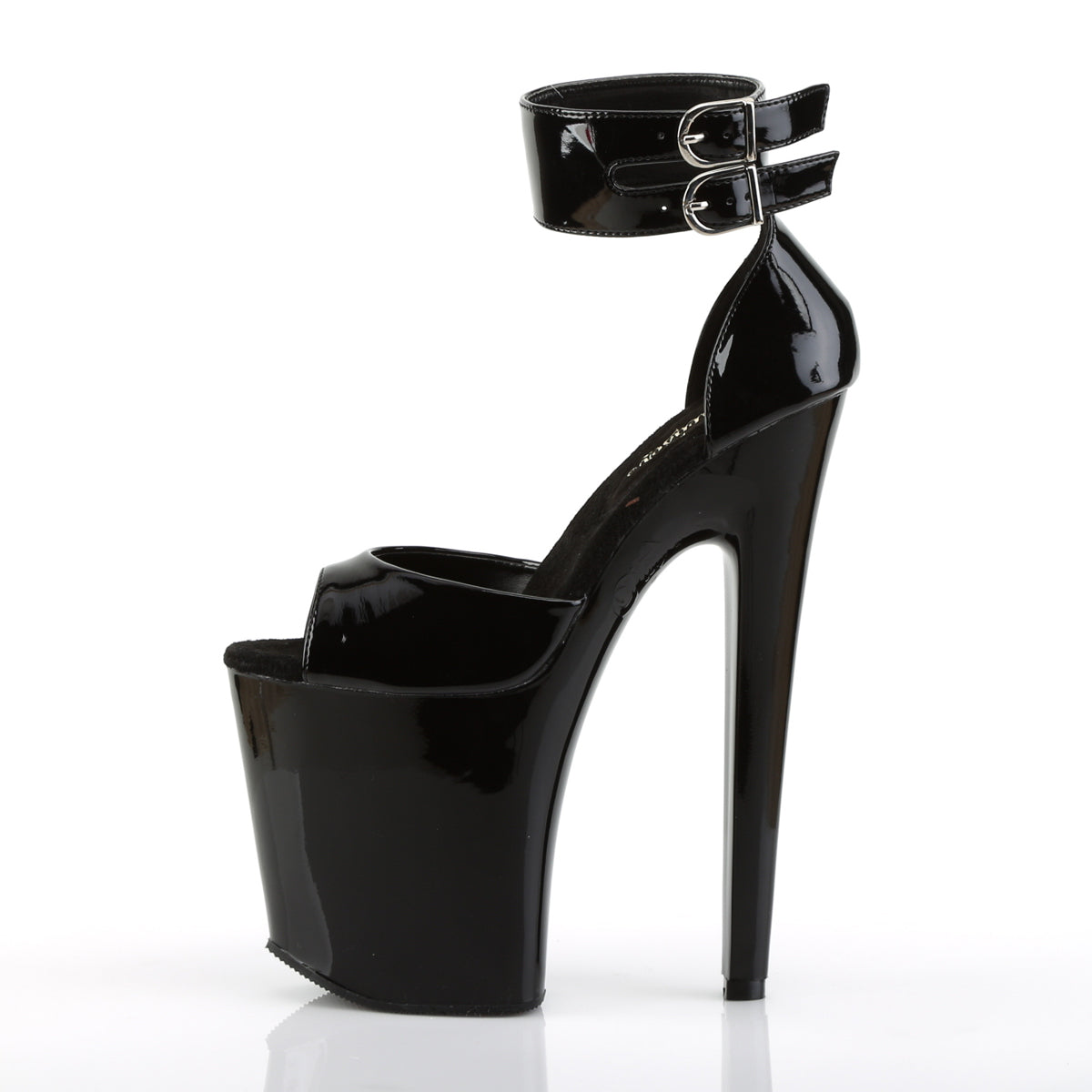 【PLEASER】XTREME-875 シューズ Blk Pat/Blk【取寄】