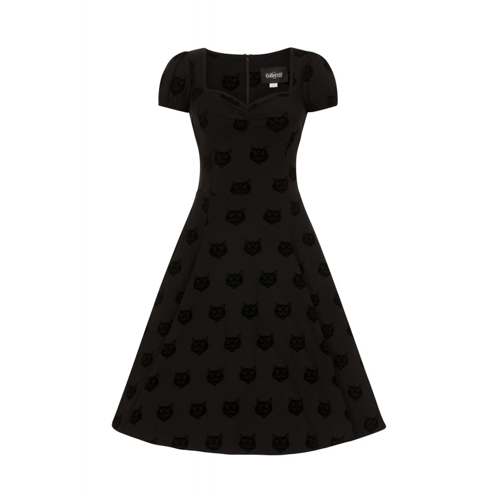 MIMI VELVET CAT DOLL DRESS