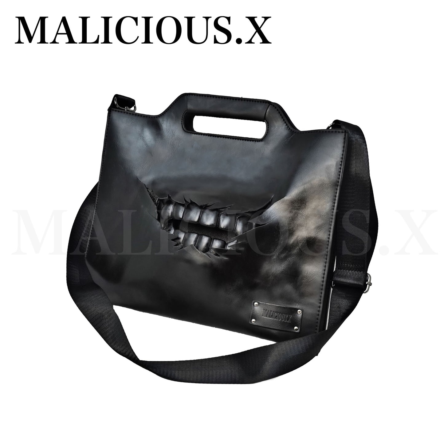 [BLACK] VAMPIRE MESSENGER &amp; HANDBAG