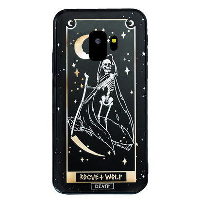 DEATH TAROT GOLD PHONE CASE