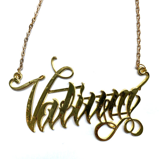 VALIUM NECKLACE-GOLD