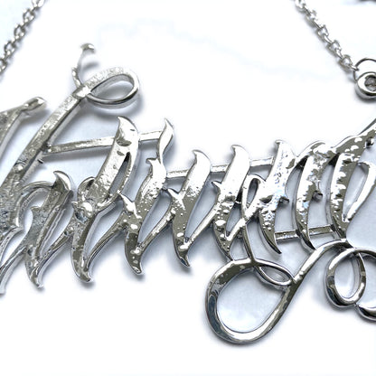 VALIUM NECKLACE-SILVER