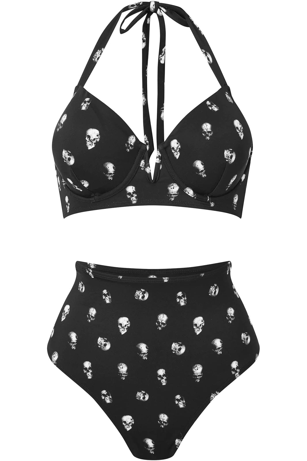 【KILL STAR】SKULLS 2-PIECE SWIMSUIT