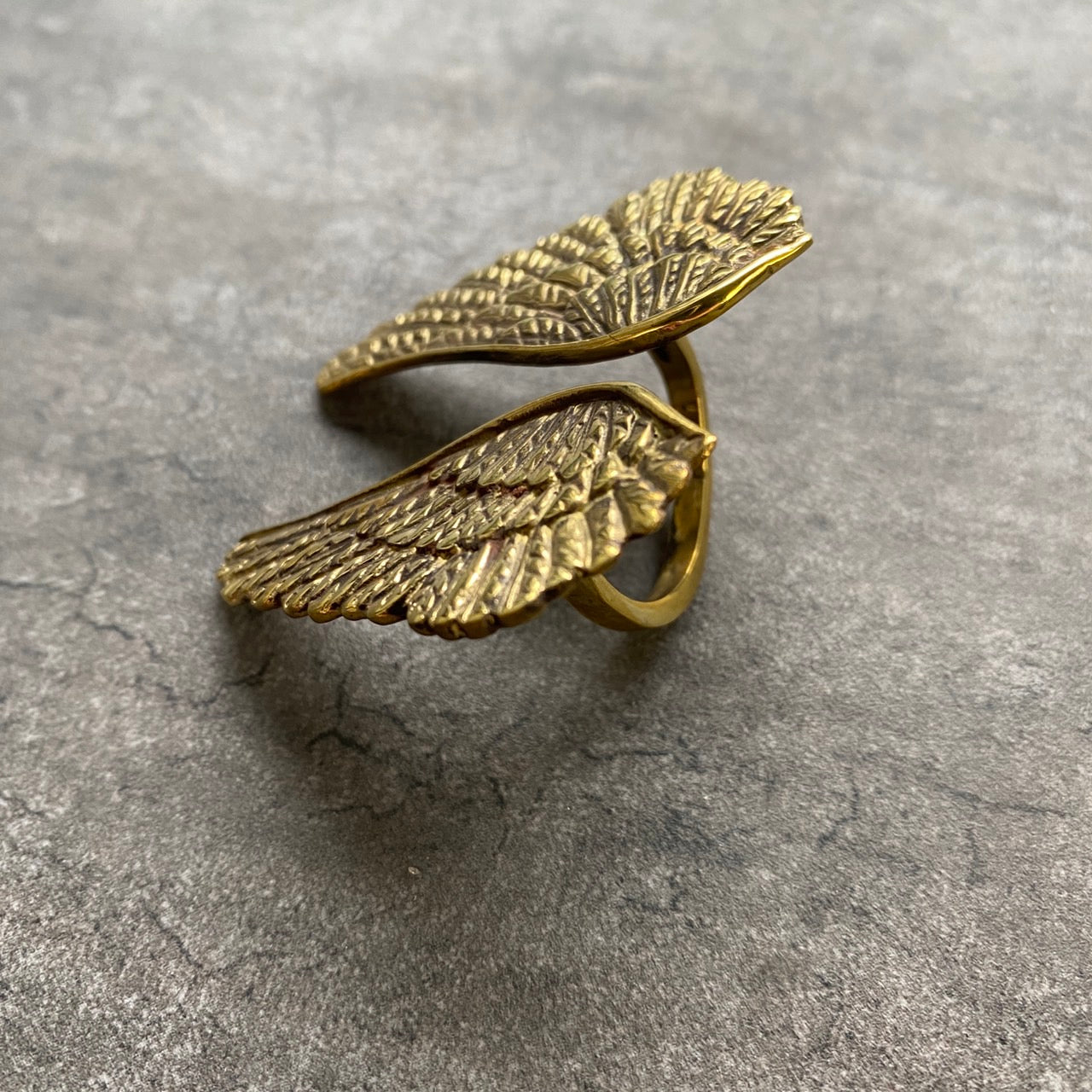 【GALIBARDY】リング-RENAISSANCE ANGEL SHAPED WING BRASS RING