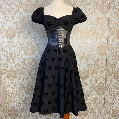 MIMI VELVET CAT DOLL DRESS