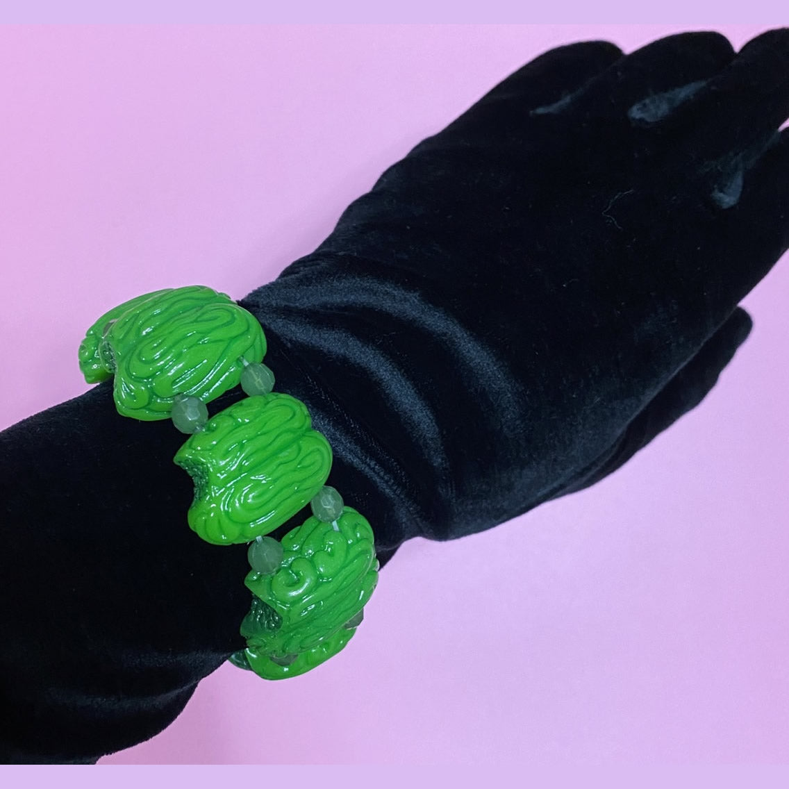 【KREEPSVILLE666】ZOMBIE BRAIN BEAD BRACELET