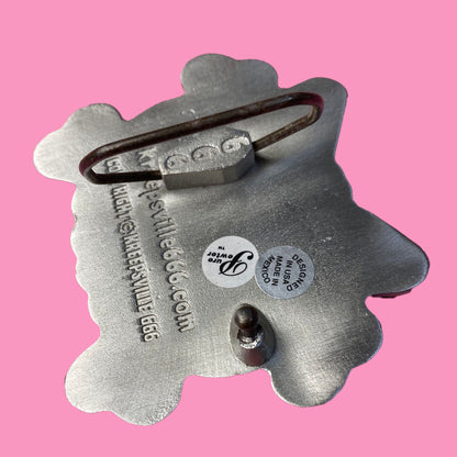 【KREEPSVILLE666】PINK BOW SKULL BUCKLE